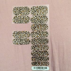 Jamberry Gilded Leopard partial sheet